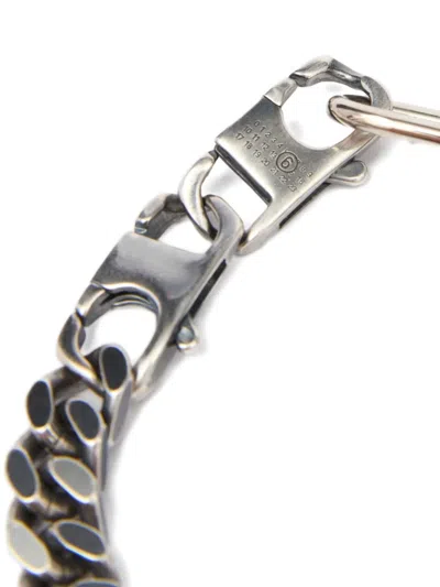 Mm6 Maison Margiela Curb-chain Bracelet In Metallic