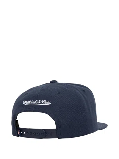 Mitchell & Ness Mlb Xi Logo Cooperstown Houston Astros Embroidered-detail Baseball Cap In Blue
