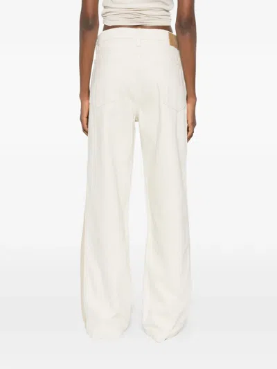 Rag & Bone Logan Side-stripe Jeans In White