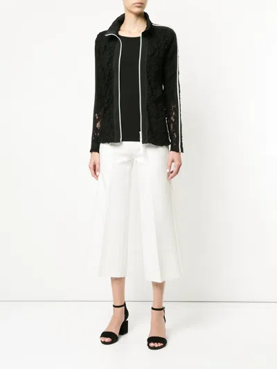 Marccain Three-quarter Sleeve T-shirt In Black