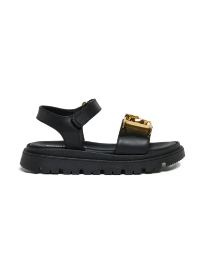 Dsquared2 Sandals With Decorative Buckles In Black