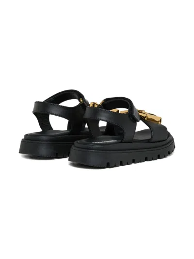 Dsquared2 Sandals With Decorative Buckles In Black