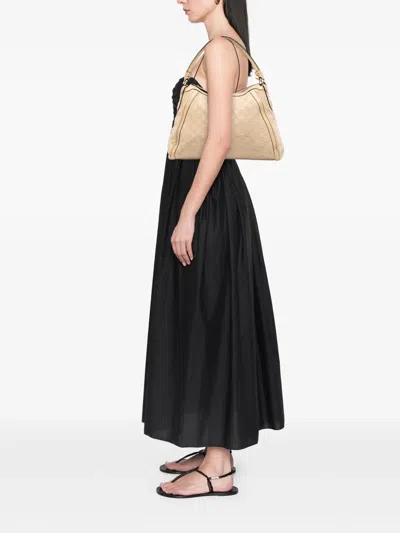 Pre-owned Gucci 2016-2025 Ssima Scarlett Shoulder Bag In Brown