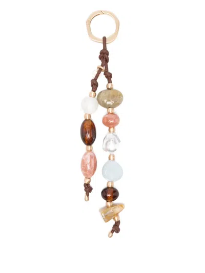 Cult Gaia Mercier Beaded Key Ring In Multi