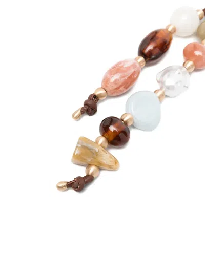 Cult Gaia Mercier Beaded Key Ring In Multi