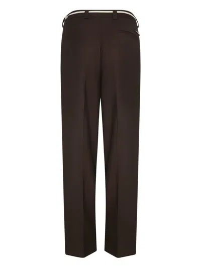 State Of Order Drawstring Trousers In Brown
