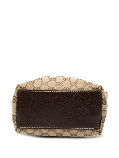 Pre-owned Gucci 2000-2015 Gg Canvas Charmy Shoulder Bag In Brown