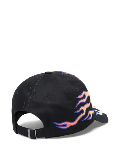 Nike Flame-embroidered Baseball Cap In Brown