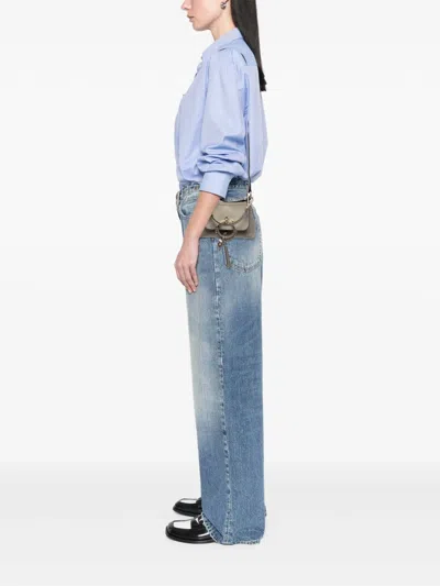 Pre-owned Chloé 2022 Mini Leather Joan Satchel In Brown