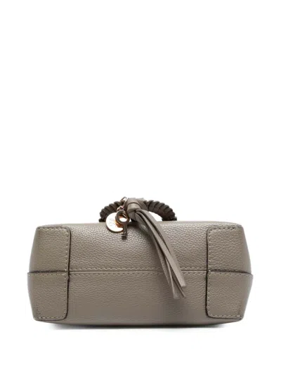 Pre-owned Chloé 2022 Mini Leather Joan Satchel In Brown