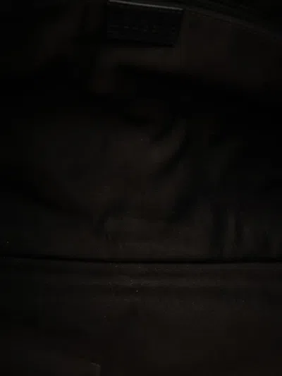 Pre-owned Gucci 2016-2025 Gg Denim Abbey D Ring Shoulder Bag In Brown