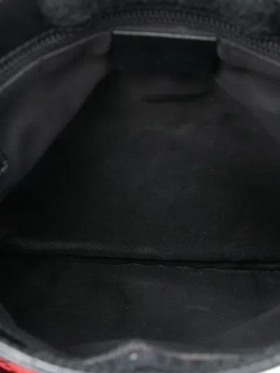 Pre-owned Gucci 2000-2015 Gg Canvas Crossbody Bag In Red