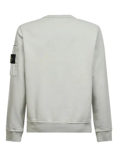 Stone Island Patch-pocket Sweatshirt In Green