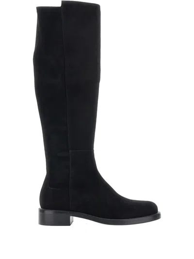 Stuart Weitzman Knee-high Leather Boots In Black