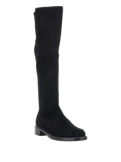 Stuart Weitzman Knee-high Leather Boots In Black