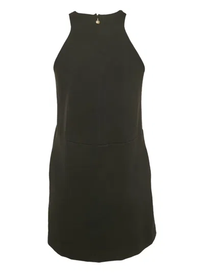 Pre-owned Just Cavalli Xs Panel Sleeveless Dress In Black