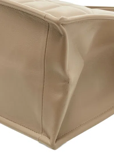 Pre-owned Dior Medium Essential Leather Tote Bag In Neutral