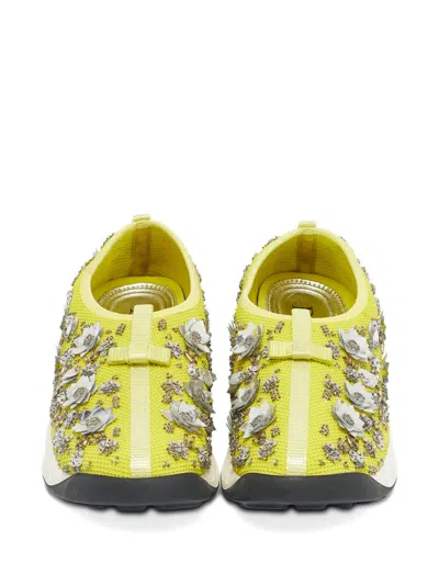 Pre-owned Dior Fusion Sneakers In Green