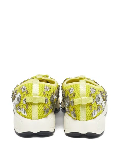 Pre-owned Dior Fusion Sneakers In Green