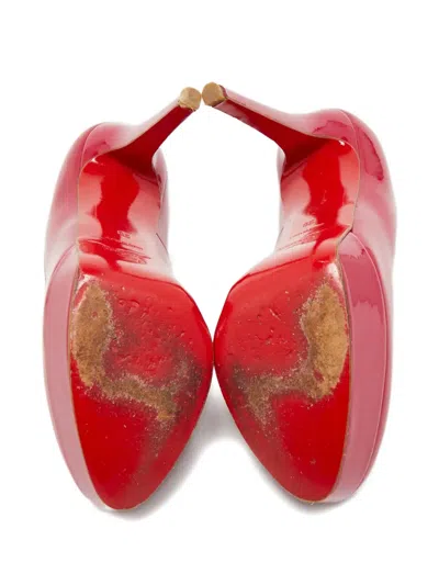 Pre-owned Christian Louboutin Bianca Platform Shoe In Pink