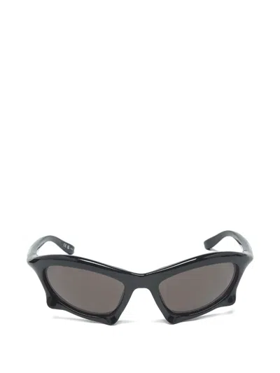 Pre-owned Balenciaga Bat-winged Sunglasses In Black