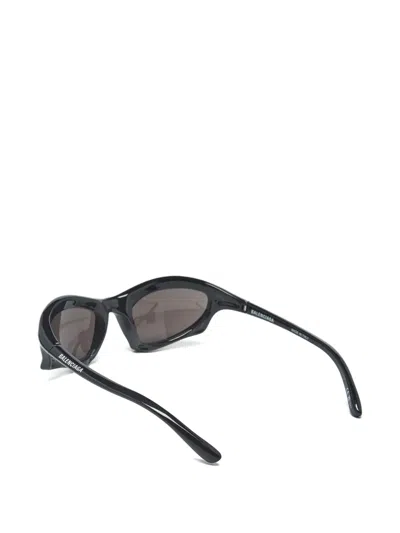Pre-owned Balenciaga Bat-winged Sunglasses In Black