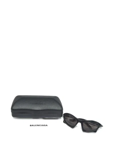 Pre-owned Balenciaga Bat-winged Sunglasses In Black