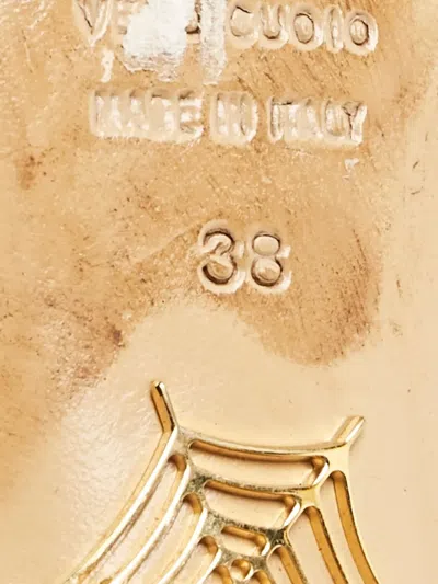 Pre-owned Charlotte Olympia  145mm Leopard-print Pumps In Brown