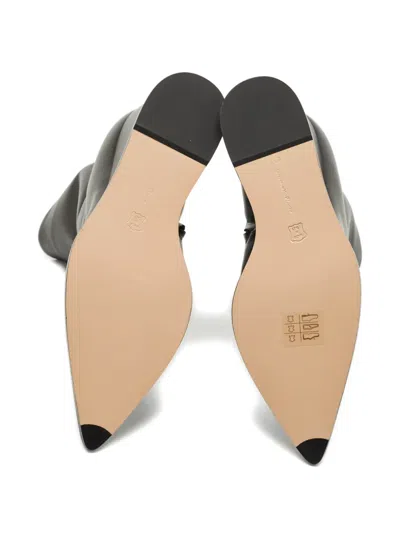 Pre-owned Gianvito Rossi Hamnes Leather Ankle Boots In Black