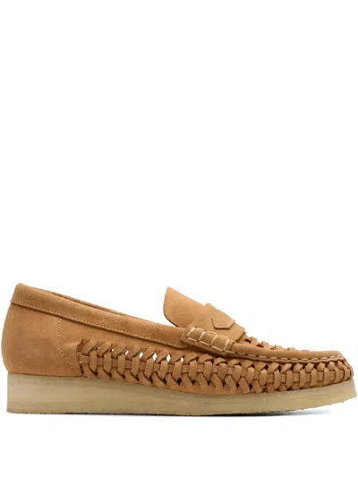 Clarks Originals Woven Loafer In Brown