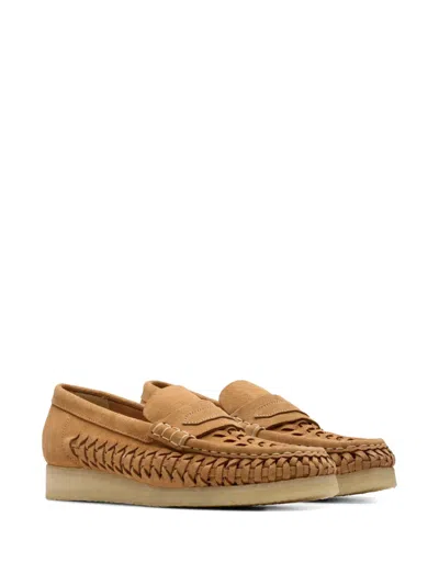 Clarks Originals Woven Loafer In Brown