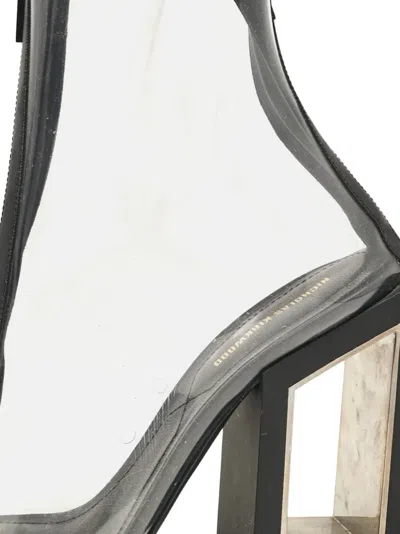 Pre-owned Nicholas Kirkwood  115mm Block-heel Ankle Boots In Black