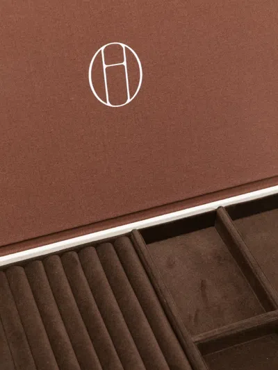 Heaven Mayhem Book-shape Jewellery Box In Brown