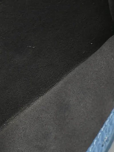 Pre-owned Fendi 2015 Peekaboo Leather Wallet In Blue