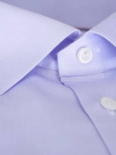 Eton Point-collar Shirt In Purple