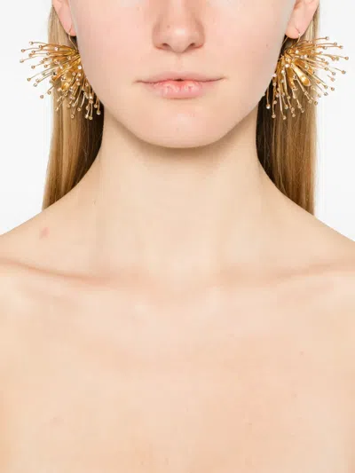Cult Gaia Damita Threader Earrings In Gold