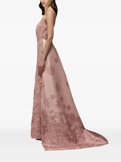 Tha Seen Sequin-embellishment Maxi Dress In Brown