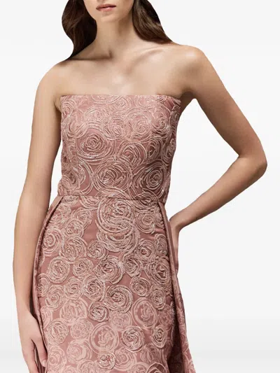 Tha Seen Sequin-embellishment Maxi Dress In Brown