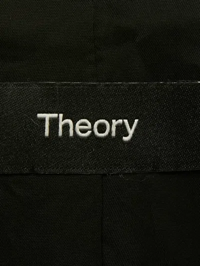 Pre-owned Theory Wool Single-breasted Blazer In Black