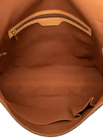 Pre-owned Louis Vuitton 2003 Monogram Abbesses Crossbody Bag In Brown