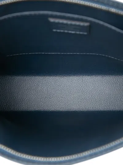 Pre-owned Louis Vuitton 2018 Epi Toiletry Pouch 26 Clutch Bag In Blue