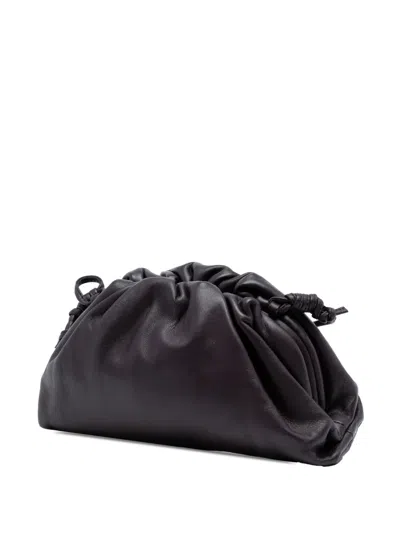 Pre-owned Bottega Veneta 2012-2025 Lambskin The Mini Pouch Crossbody Bag In Purple