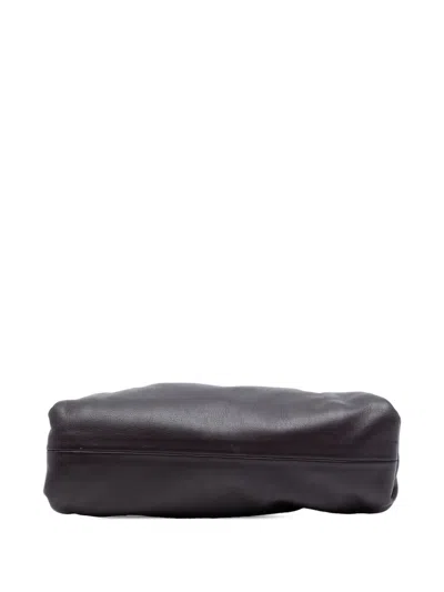 Pre-owned Bottega Veneta 2012-2025 Lambskin The Mini Pouch Crossbody Bag In Purple