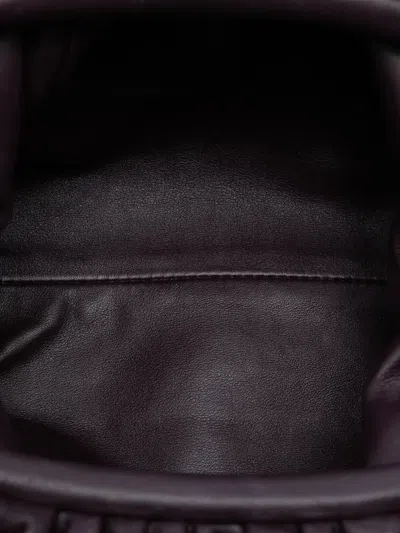 Pre-owned Bottega Veneta 2012-2025 Lambskin The Mini Pouch Crossbody Bag In Purple