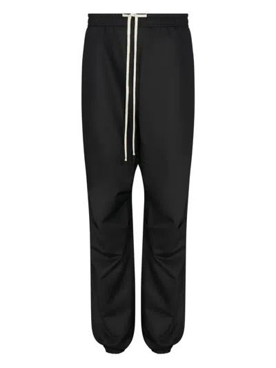 State Of Order Drawstring Track Pants In Black