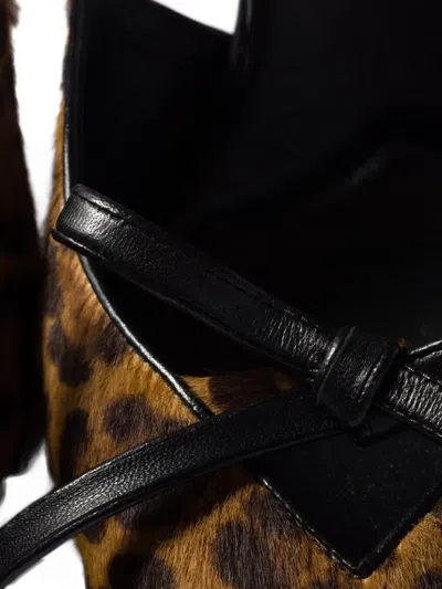 Miu Miu Logo-print Pumps In Brown