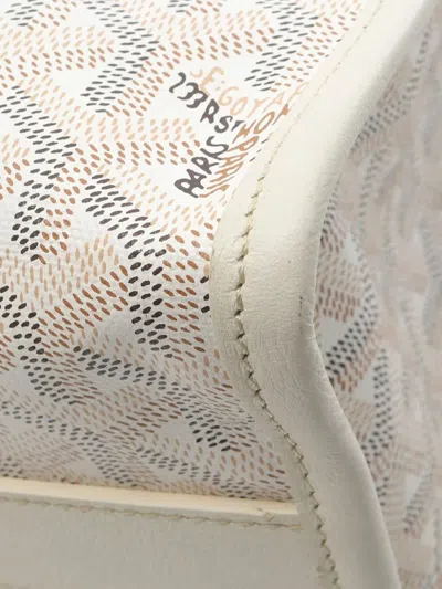 Pre-owned Goyard 2010-2025 Ine Villette Pm Tote Bag In White