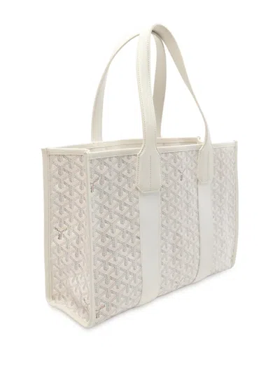 Pre-owned Goyard 2010-2025 Ine Villette Pm Tote Bag In White