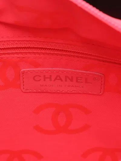 Pre-owned Chanel 2005-2006  Cambon Line Medium Leather Patent Leather Black Used Women Tote Bag