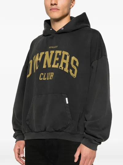 Represent Owners Club Hoodie In Black